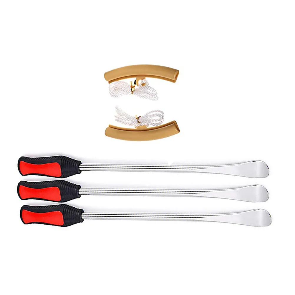 

5 in Spoon End Tire Tools Change Kit Lever Heavy Duty Steel Durable Rim Protection