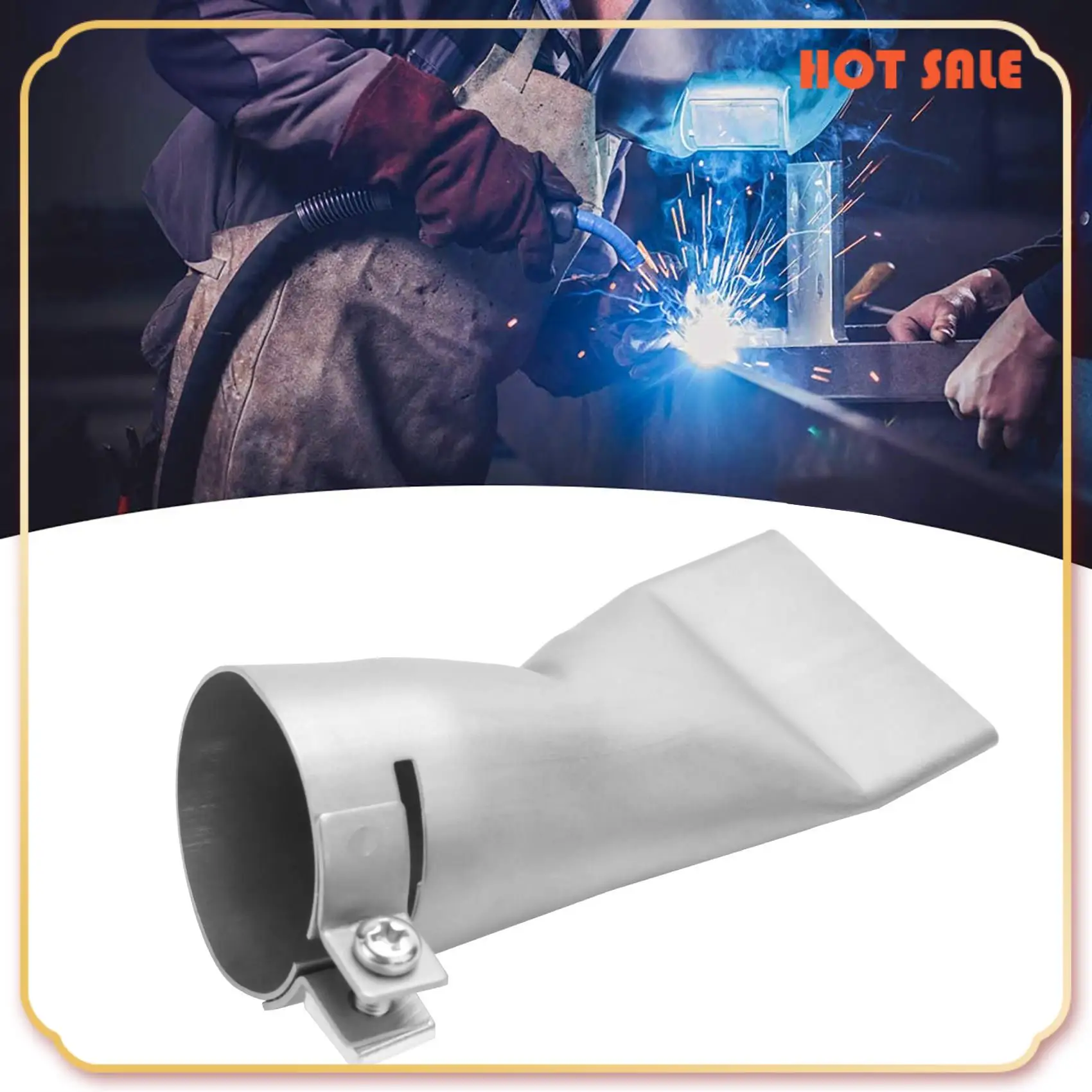 

ABFA 40Mm Flat Wide Mouth Tubular Nozzle For Plastic Welding Gun/Hot Air Heat /For Plastic Welder Mouth