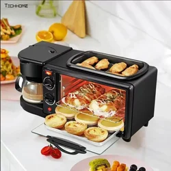 3 in 1 breakfast machine new electric oven home kitchen mini oven bread machine pizza maker multifunction breakfast machine