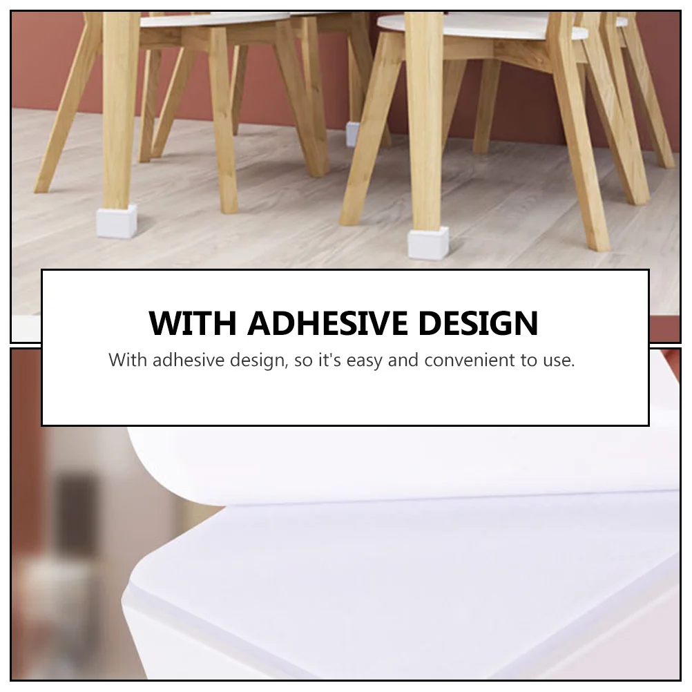 

4pcs Furniture Foot Cushion Square Heightening Pad Impact Absorption Anti-Slip Strong Load-Bearing Adhesive Long-Lasting Home