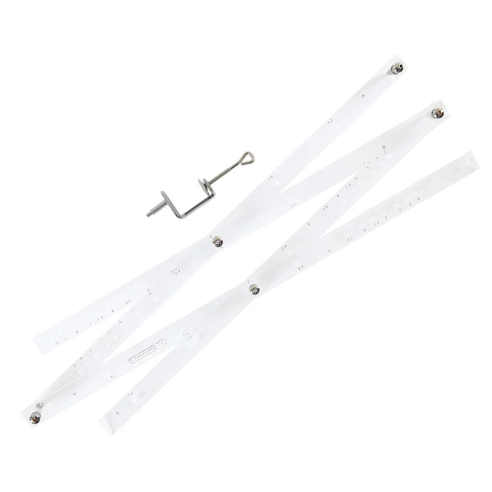 Scale Ruler Professional Drawing Tool Clear Numbers Precise Markings Blueprint Use School Office Supply