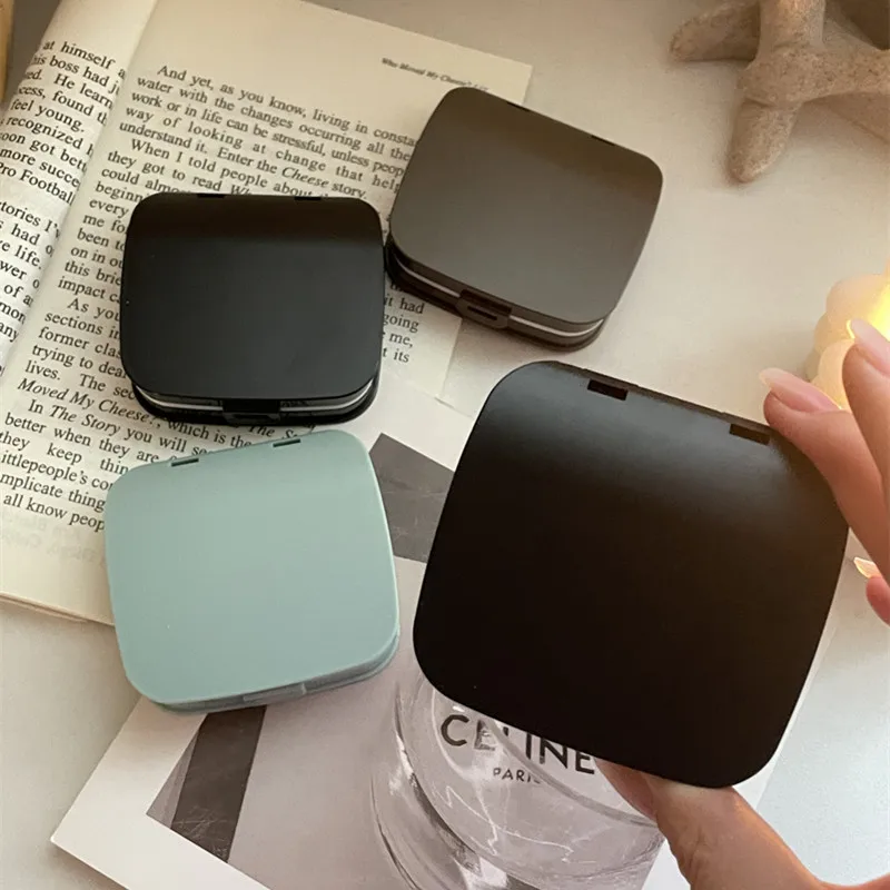 New Cool Color Contact Lens Case Box Luxury Lens Container With Mirror Portable Travel Set Eye Lens Case Gift For Girl