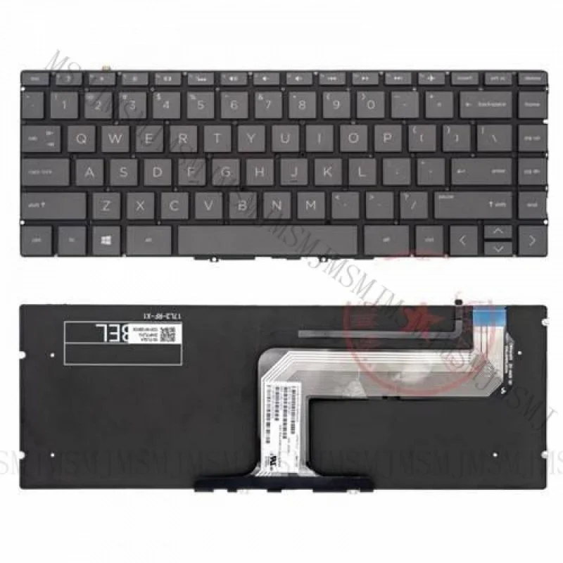 Tastiera HP Spectre Folio 13-AK Nera Layout USA &ndash; Nuova, Sostitutiva Per 13-AK0013DX, 13-AK0015NR, 13-AK1016NR