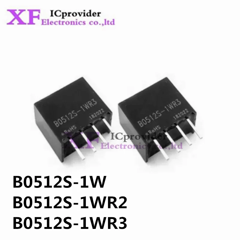 5Pcs B0512S B0512S-1W B0512S-1WR2 B0512S-1WR3 R3 DC-DC Power Module 5V to 12V