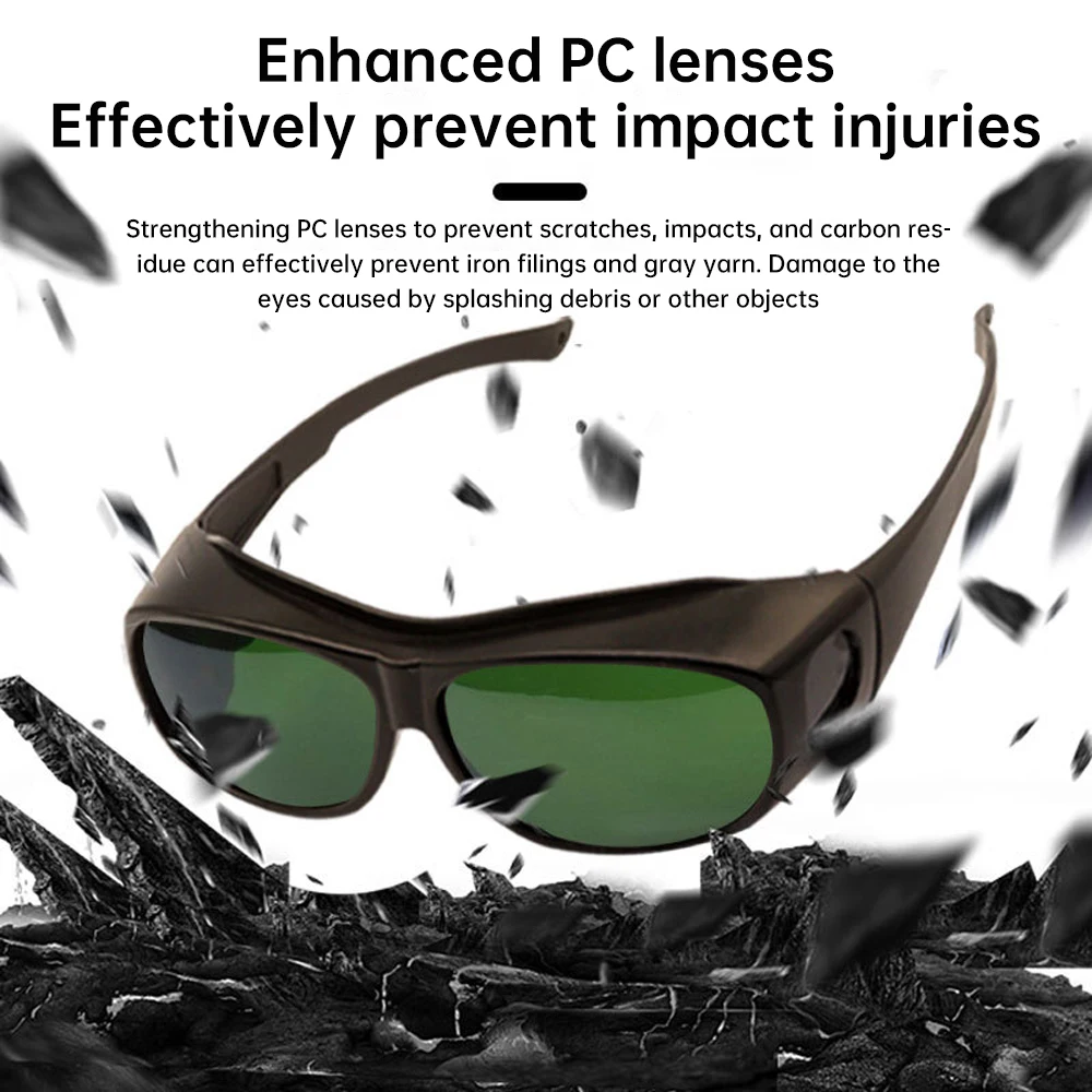 Lunettes de sécurité IPL UV400, 200-2000nm, lunettes de protection laser, lunettes de sécurité pour la santé, le personnel de cosmétologie