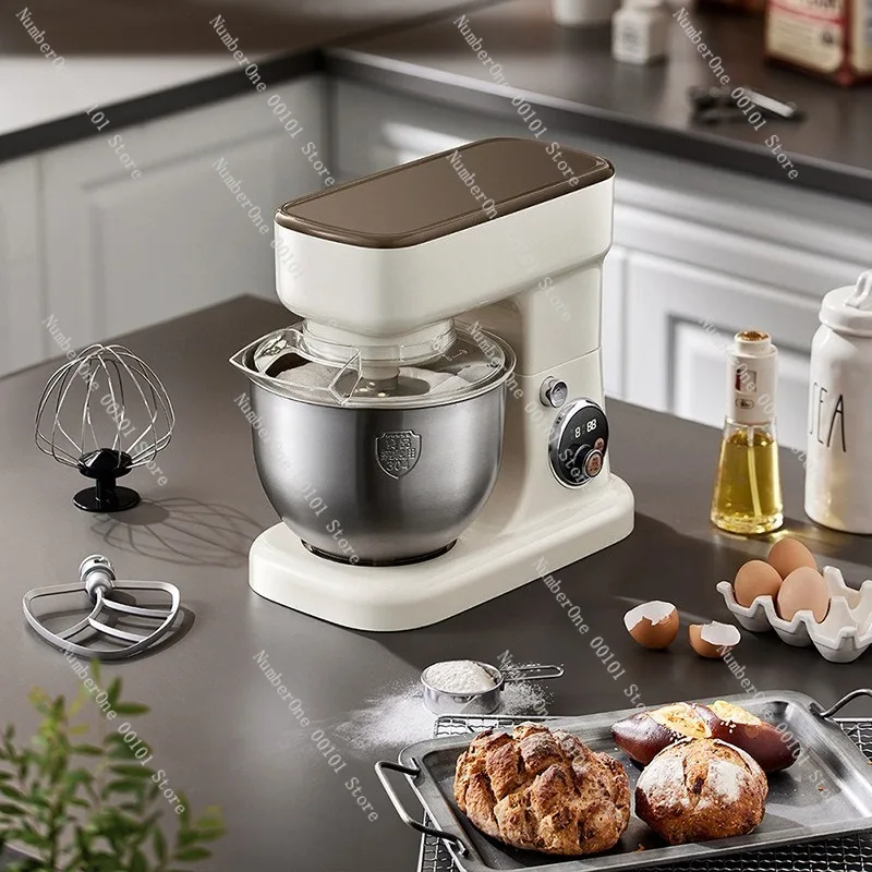 Electric Stand Mixer Automatic Egg Beater Dough Kneading Machine 2026 Home Baking Appliance Multi Speed Control Stable Base