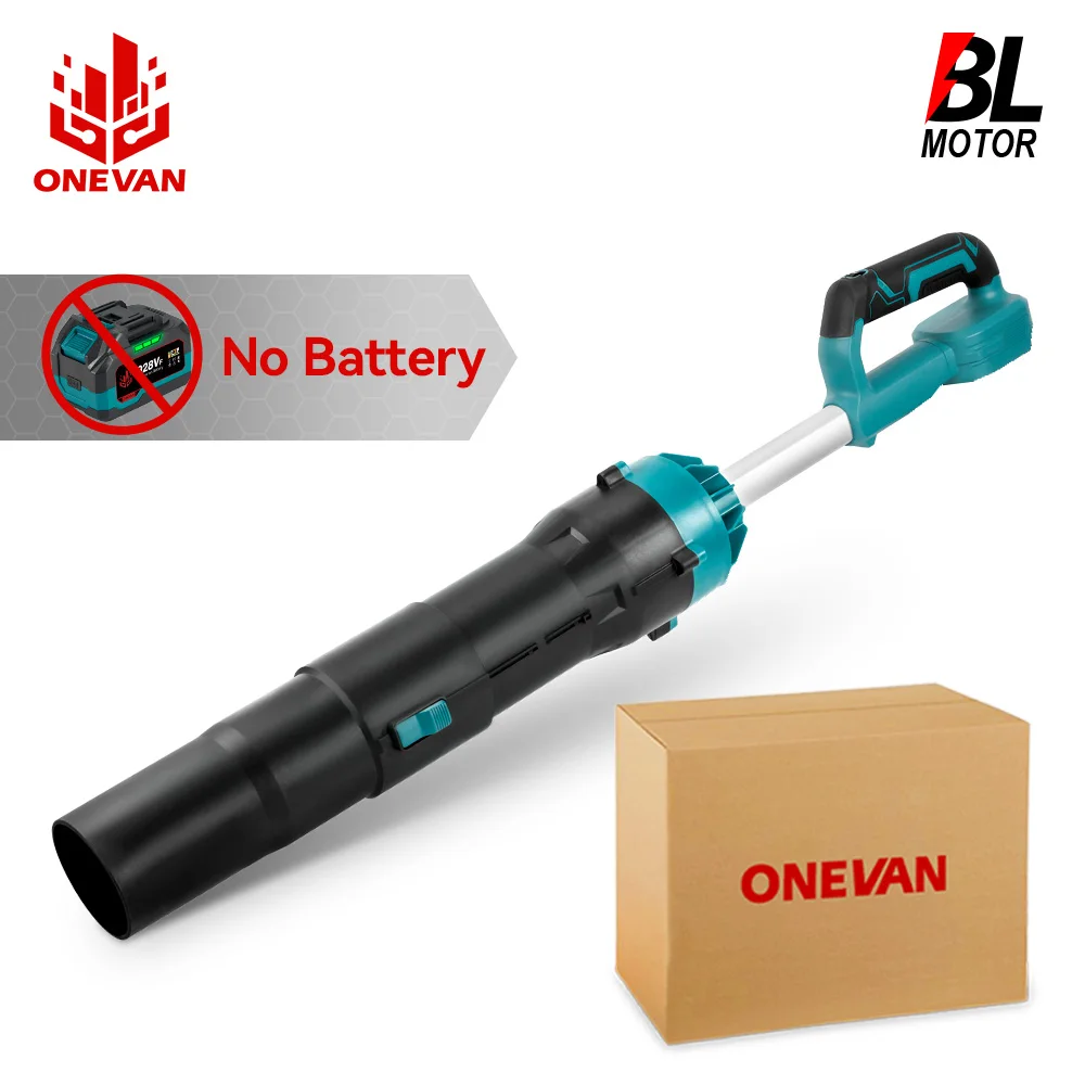 

ONEVAN 400M/S Brushless Electric Turbo Blower Jet Fan 8000W Cordless Air Blower Snow Dust Leaf Power Tool For Makita Battery Pin