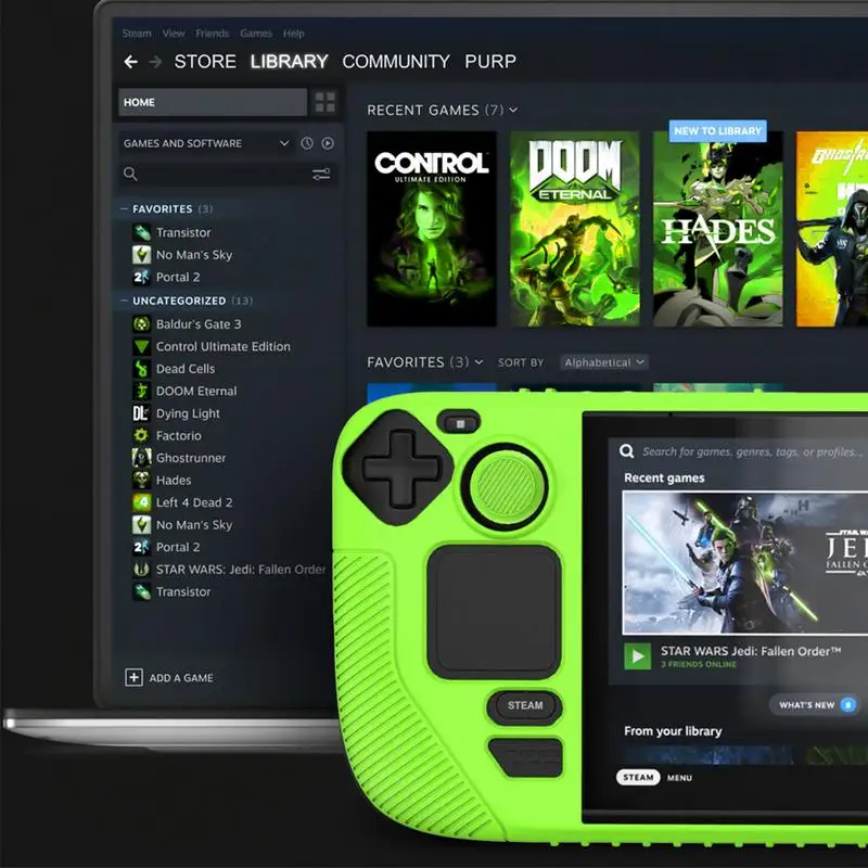 Soft Silicone Protection Covers ForSteam Deck Gamepad Case Shell Controller Anti-Scratch Console Accessories