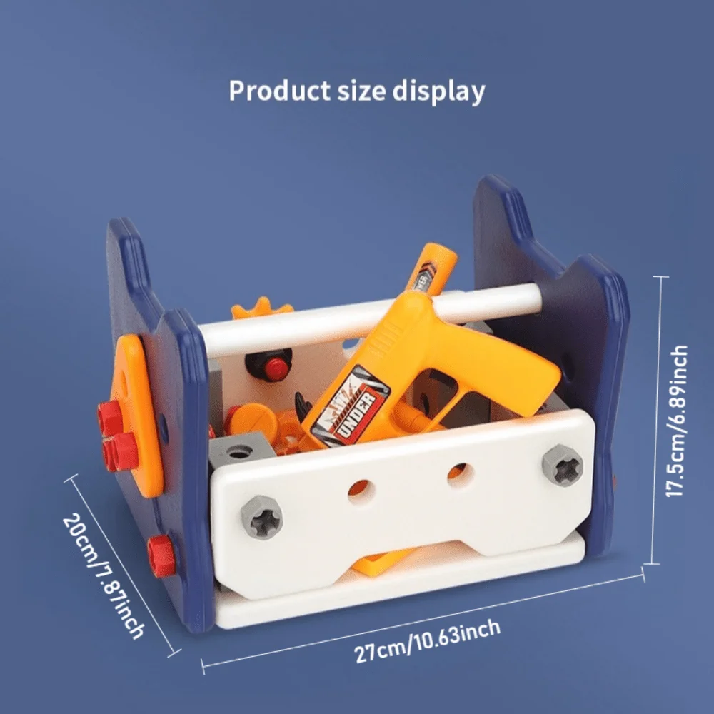 어린이 도구 세트 시뮬레이션 수리 도구 드라이버 수리 집 교육 장난감, 크리스마스 선물, 배터리 필요 없음