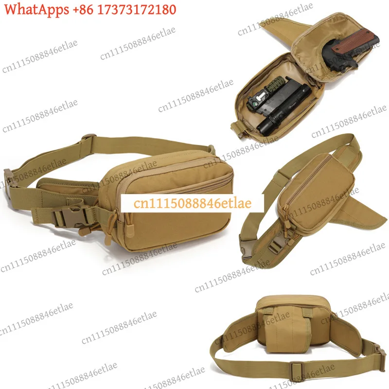 AB01  Outdoor Tactical Waist Pouch Low Profile Hidden Carry Bag