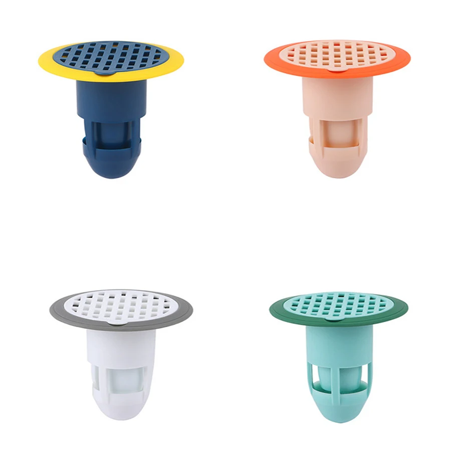 Bathroom Hair Sink Sewer Filter Floor Drain Core Strainer Water Hair Stopper Bath Catcher Shower Cover Clog Bathroom Accessories