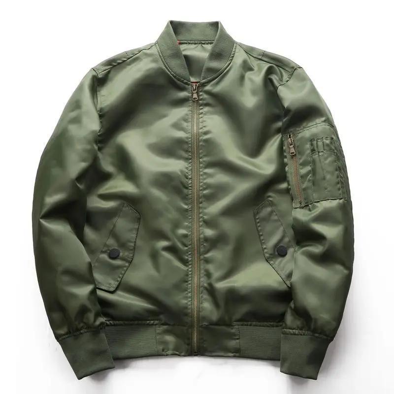Trendy Brand Jacket Men's US Air Force Ma-1 Bomber Jacket Autumn Winter Slim Korean Embroidered Casual Cargo Baseball Clothes