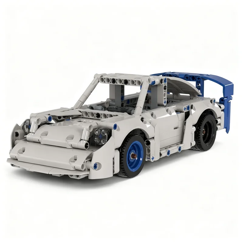 

NEW 512PCS MOC City Champions Super Car 2 Buwizz Sports 24 Model Technology DIY Assembly Building Blocks Display Birthday Gift