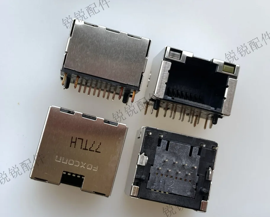 Para Foxconn JM3611C-L5H6-7H RJ45 porta de rede cabo de rede soquete interface buraco 12P placa