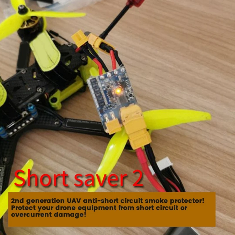 Shortsaver 2 Smart Smoke Stopper Electronic Fuse To Prevent Short-Circuit & Over-Current For FPV Racing RC Drone