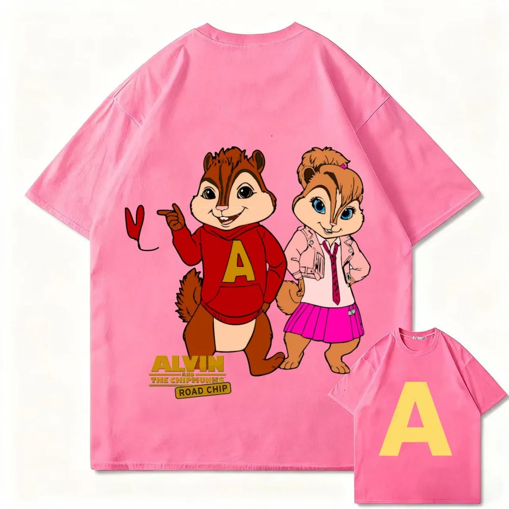 

Детская футболка Alvin and Chipmunk Camisa S/P, футболка с принтом и анимацией, топ в стиле ретро, модальная одежда, каваи, модный стиль