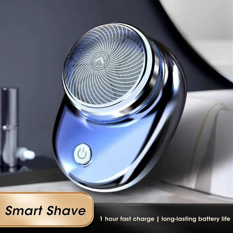 Electric Shaver Portable Razor Wet And Dry USB Rechargeable Shaver Charging Mini Shaving Machine for Men Body Hair Trimmer