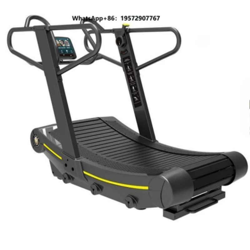 Commercial Gym Use Fitness Equipment Body Building Machine Running Device Curve Design Treadmill