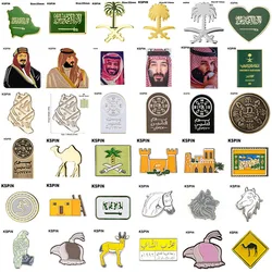 10pcs a lot Saudi Arabia Mobile Photo 3M Sticker Badge Metal Pin Broooches Pins