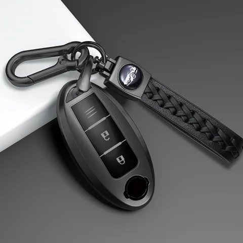 Чехлы для автомобильных ключей из ТПУ для Nissan Juke X-trial Qashqai Micra Leaf Note Murano Lafesta, 2-кнопочный защитный чехол с умным пультом дистанционного управления