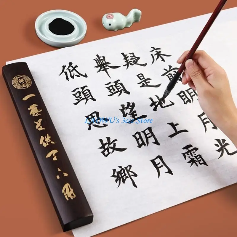 Y8AD 100Pieces Rice Paper 13x13.7Inch Chinese Xuan Paper Inks Painting Paper Sumi Drawing Paper For Brush Painting Writing