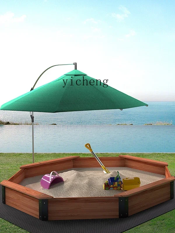 Children's Sand Pool Play Sand Set Toys Household Fence Family Playground Kindergarten OutdoorD26