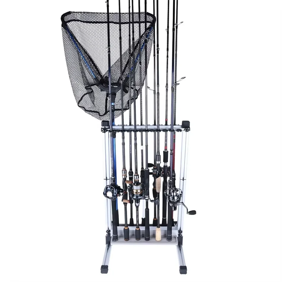 

New Detachable Aluminum Alloy Fishing Rod Holder Portable Multi-Rod Support for River Boat Fishing & Camping