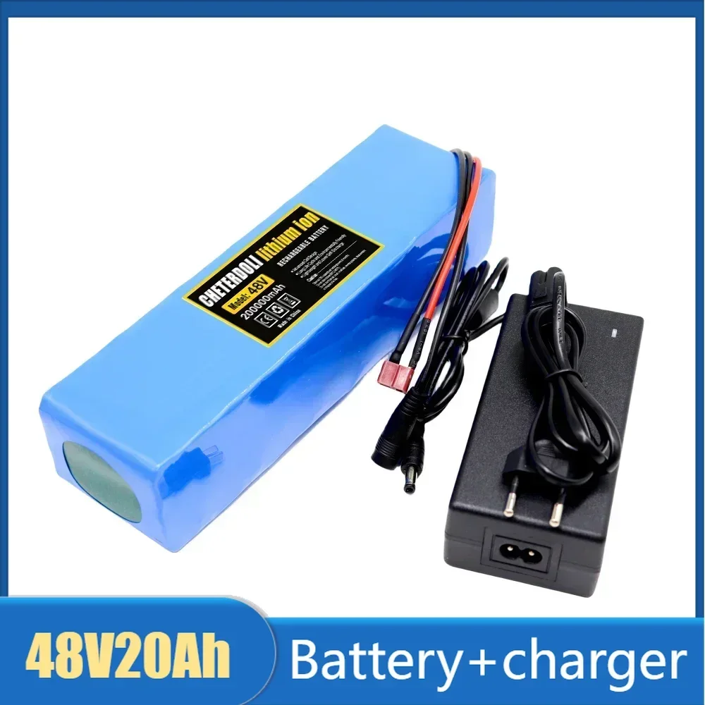 13S3P 48V 20000mAh lithium-ion battery pack with BMS, suitable for 250W 350W 500W 750W 54.6V electric commuting tools