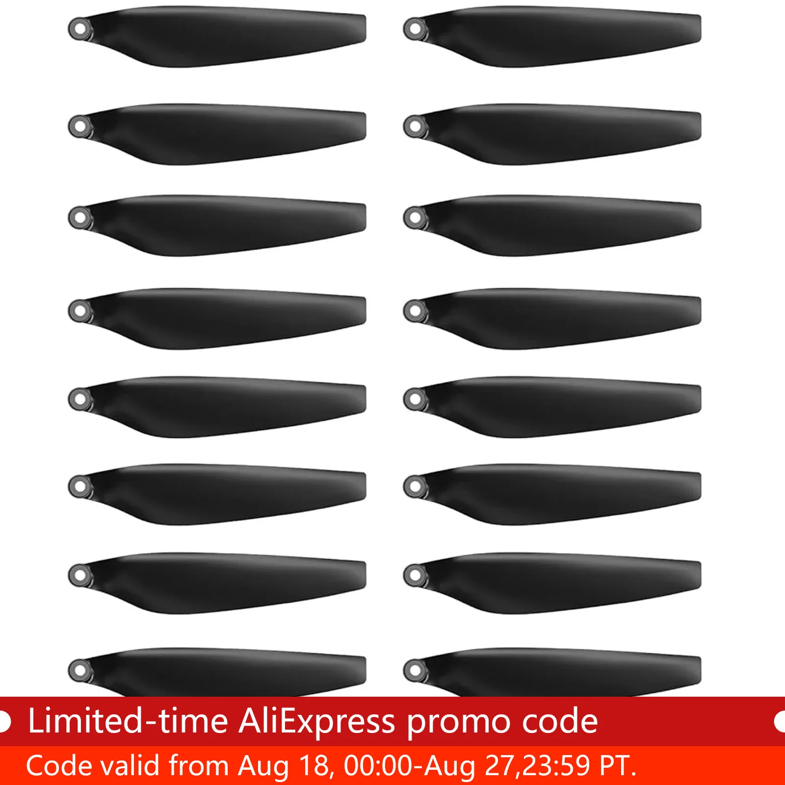 

TT19 16pcs Drone Propeller Length 6.5cm Width 2cm Original Replacement Blade for Most Models