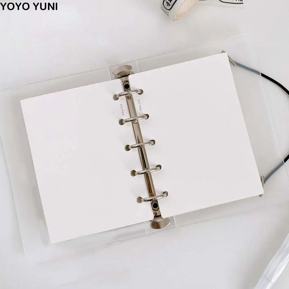 

50Sheets M5 A8 Loose-Leaf Notebook Refill Paper Line Grid 5-hole Inner Refill Binder Paper Pages Separator Page Paper