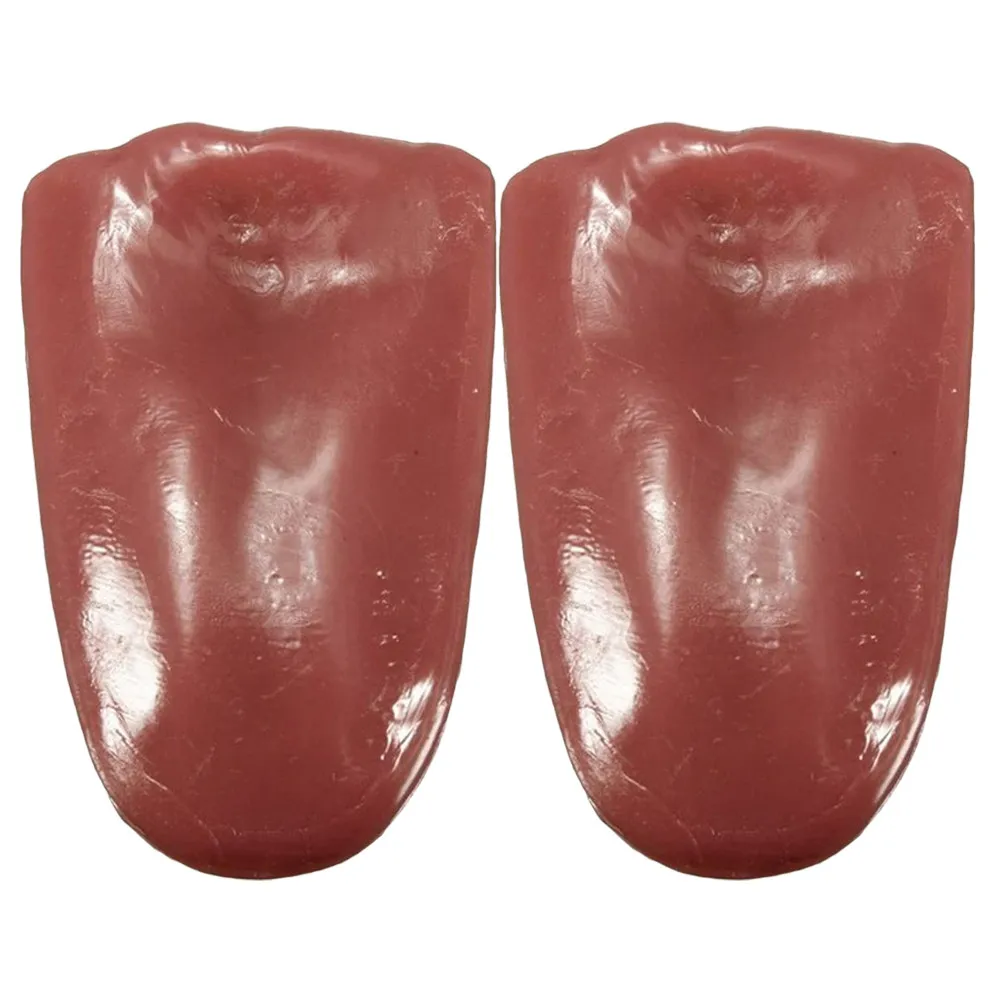 

2Pcs Fake Tongue Simulation Creepy Tongue Props Elastic Flexible Horror Party Halloween Decoration Festival Cosplay Haunted