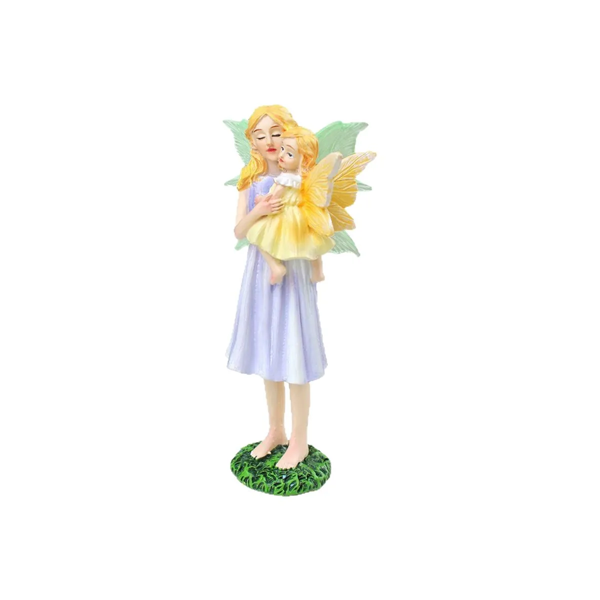 Mother & Daughter Fairy Garden Stake - Whimsical Lawn Decor for Home