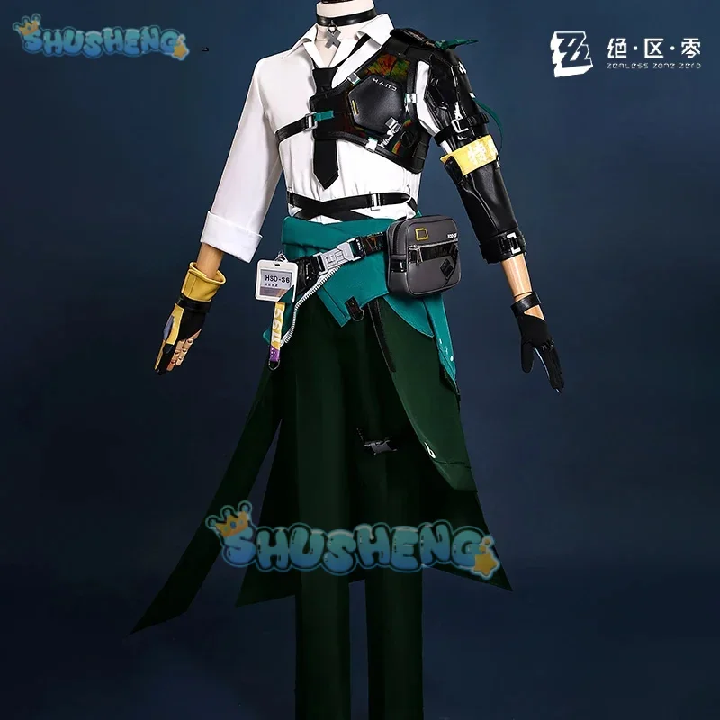 FC6Harumasa คอสเพลย์เครื่องแต่งกาย Zenless Zone Zero เกมชุดแถบคาดศีรษะ Choker Props ส่วน 6 ปาร์ตี้ฮาโลวีนสําหรับผู้หญิงผู้ชาย S @ FC8!