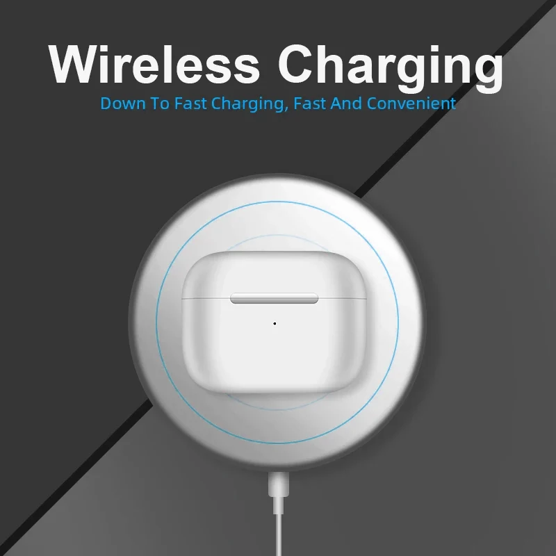 Airs Pro ANC écouteur sans fil Bluetooth casques Pro 2 suppression Active du bruit charge sans fil TWS écouteurs pour Android IOS