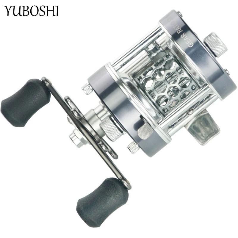 YUBOSHI 5.0:1 Hot Sale Super Smooth Casting Fishing Reel For Pike/Sea Bass 2+1BB High Quality Drum Reel