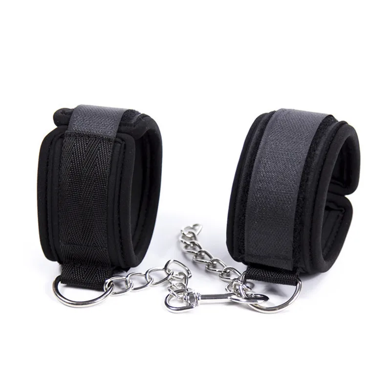 Sponge Velcro Bdsm Handcuffs Cuffs Adult Sex Toys Women Couples Restraints Collar Erotic Bondage Set Fetish Adult Games