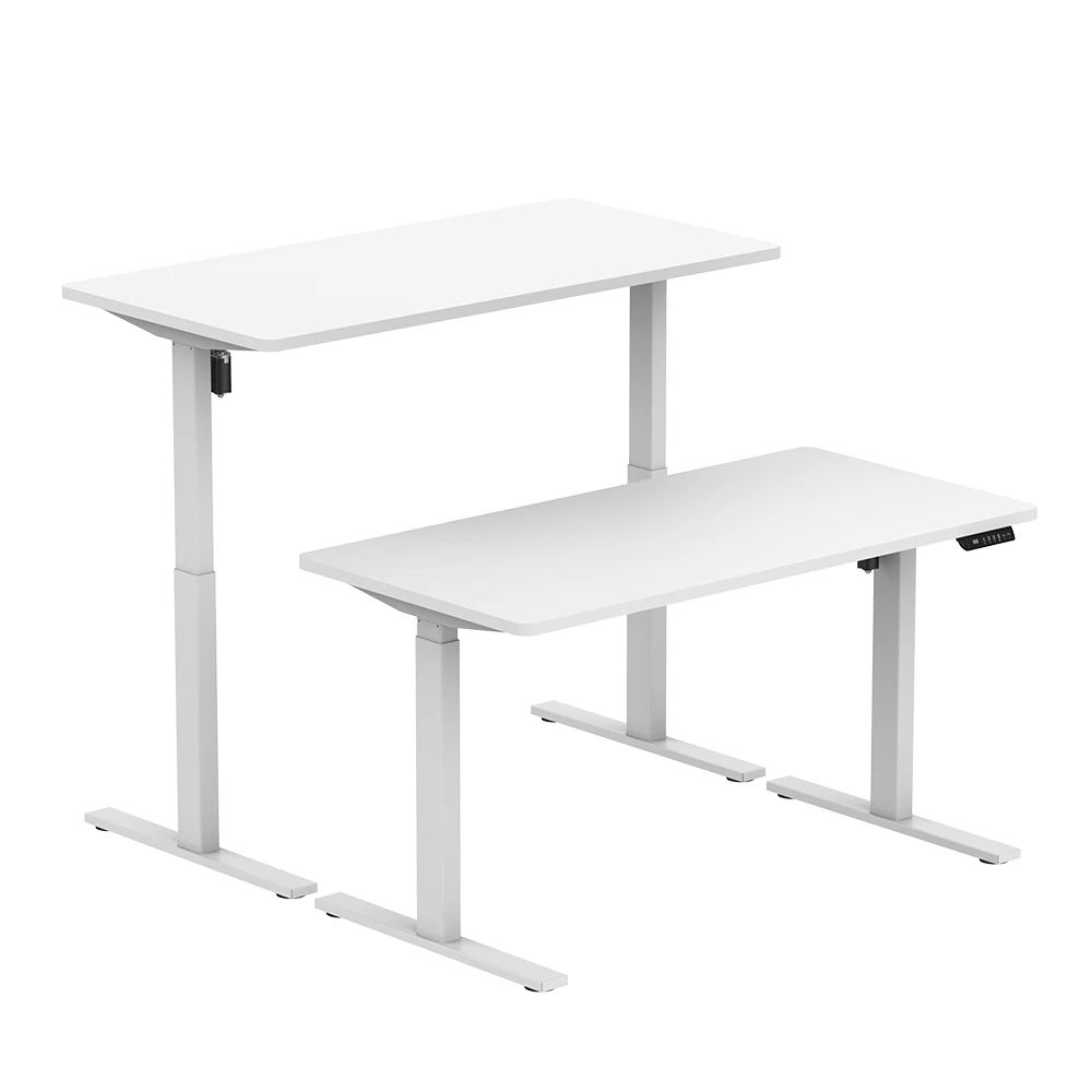 

Ergonomically designed office furniture with electric single motor sit up lift, adjustable height for computer desk legs