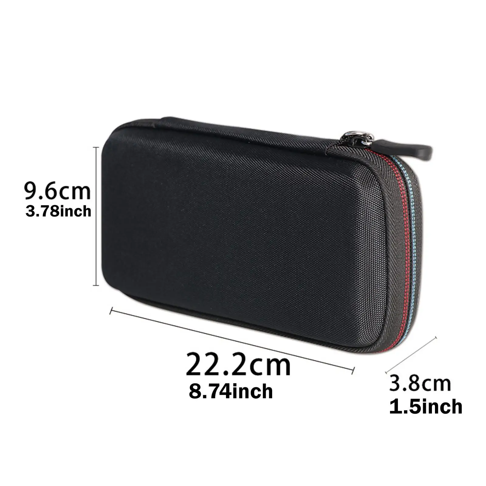 Hard Storage Case with Zipper Mesh Inner Pocket Travel Pouch Bag EVA Storage Case for Small Tools Electronic Accessories