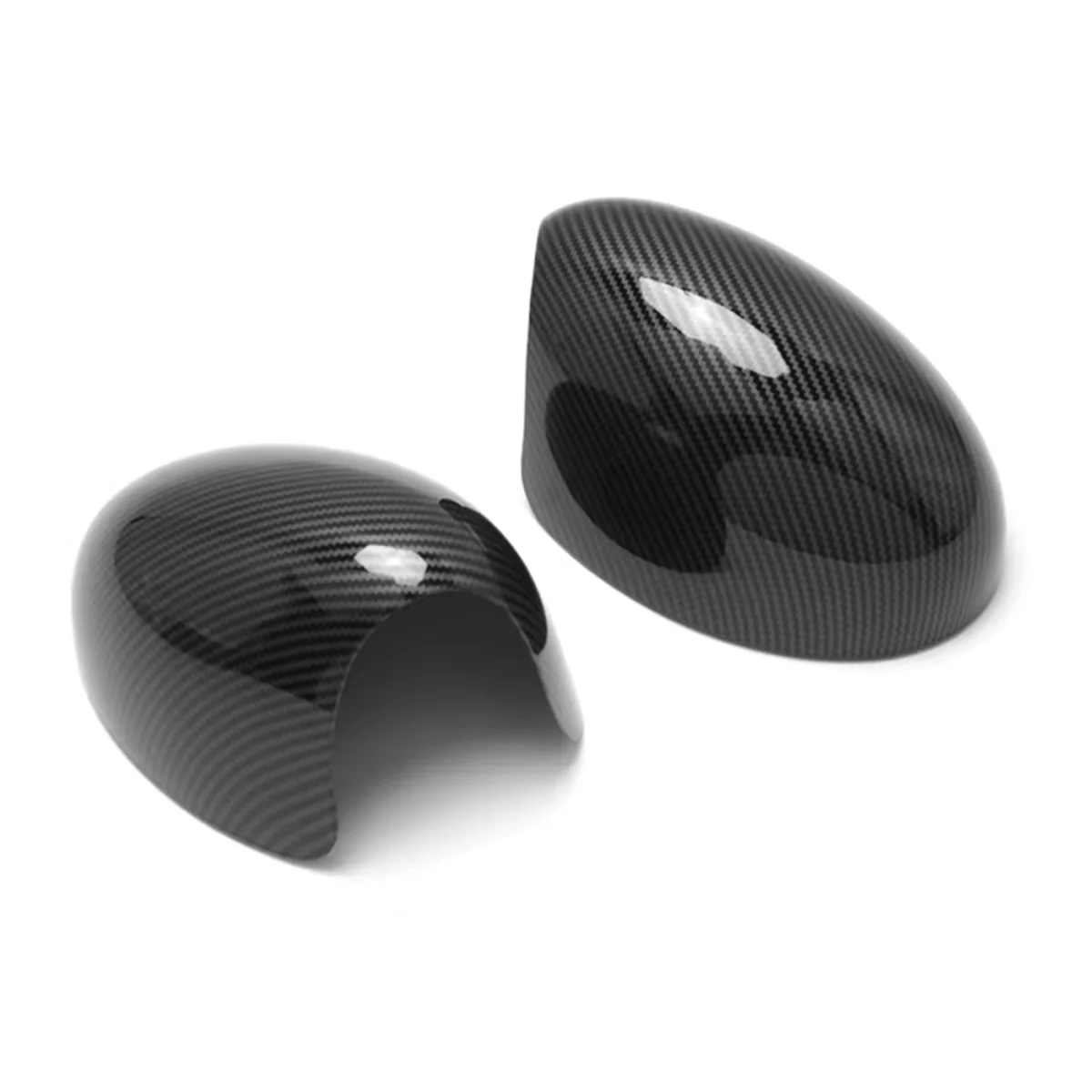 

N31R_Rearview Mirror Cover Side Mirror Cap 51167030715 51167030716 for BMW Mini Cooper R50 R52 R53 2000-2008