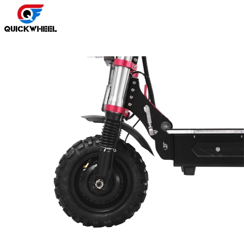 Quickwheel Dual Motor 6000W Electric Scooter 11'' Off Road Electric Scooter For Adult 60V 38.4Ah Scooter Electric