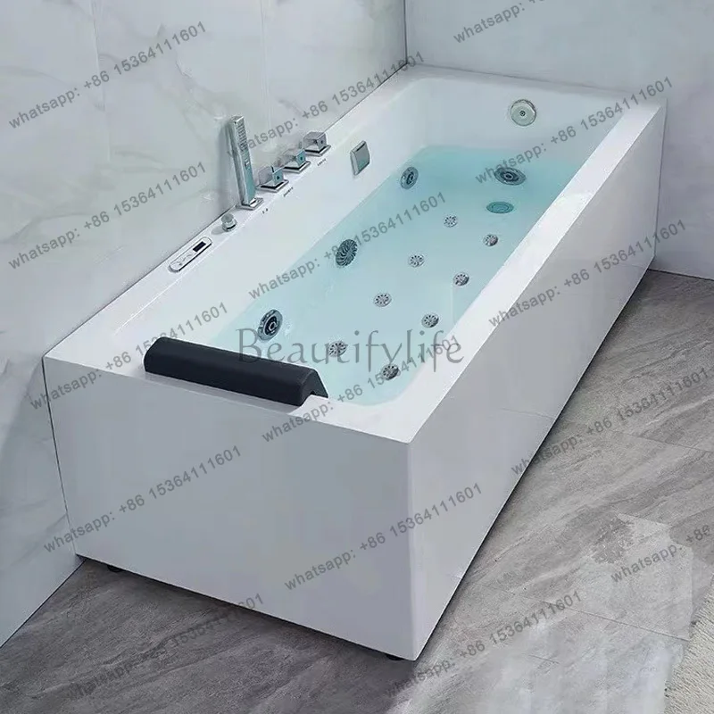 Jacuzzi seamless docking acrylic three skirt bathtub direct B & B hotel bubble pool smart