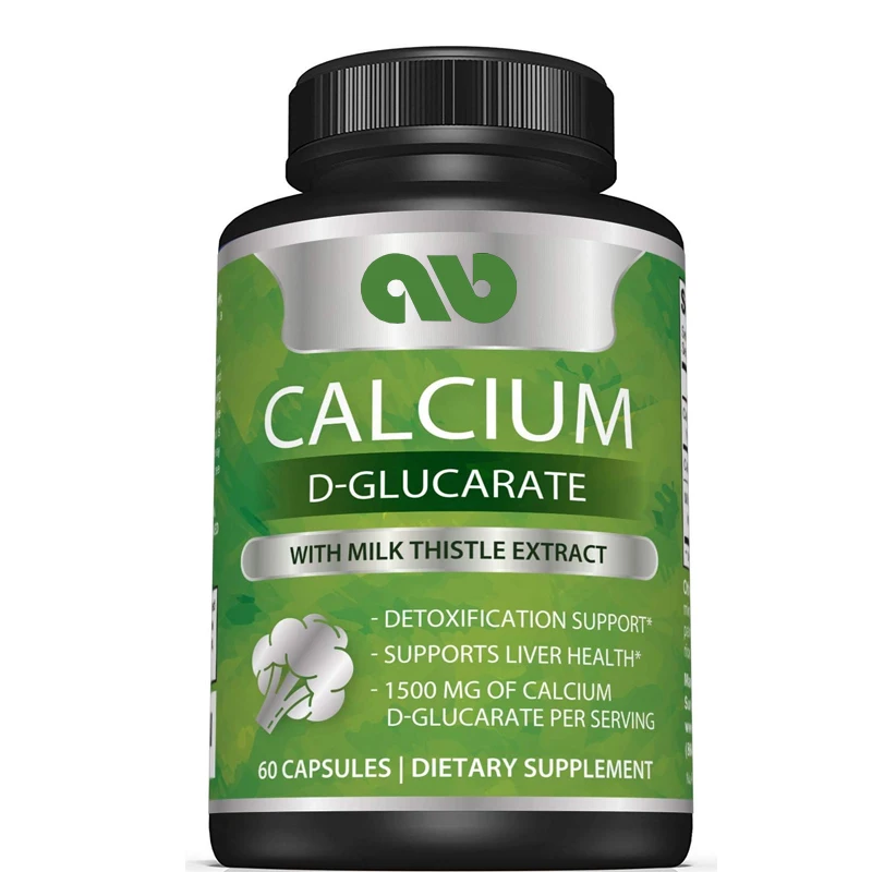 High quality calcium gluconate supplement-D-calcium gluconate for liver support and detoxification-500mg per serving-60 capsules