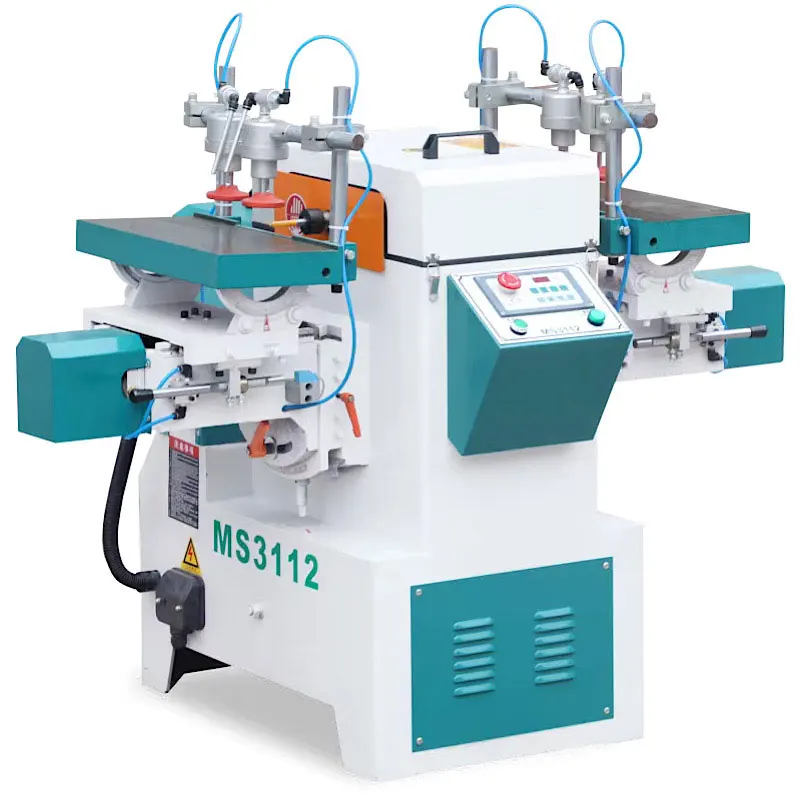 MS3112 10-130mm Tenon Width Horizontal Double Tenon Machine Automatic Tenon Drilling Machine Equipment 30 Degrees