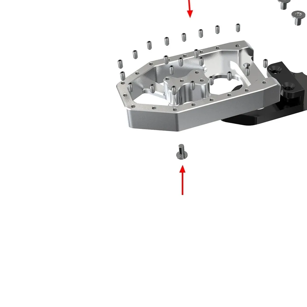 

For Suzuki RM85 DR-Z250 DR-Z125 DR650/SE DR250 DR350 Motorcycle Accessories Front Enlarged FootRest Wide Fat Foot Pegs Pedals
