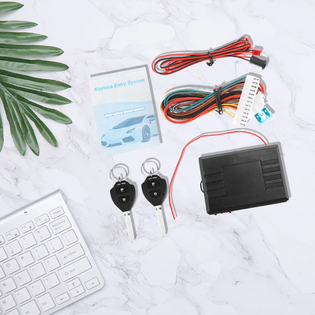 Kit Central remoto para coche, cerradura de puerta de vehículo, alarma de bloqueo, sistema de entrada sin llave