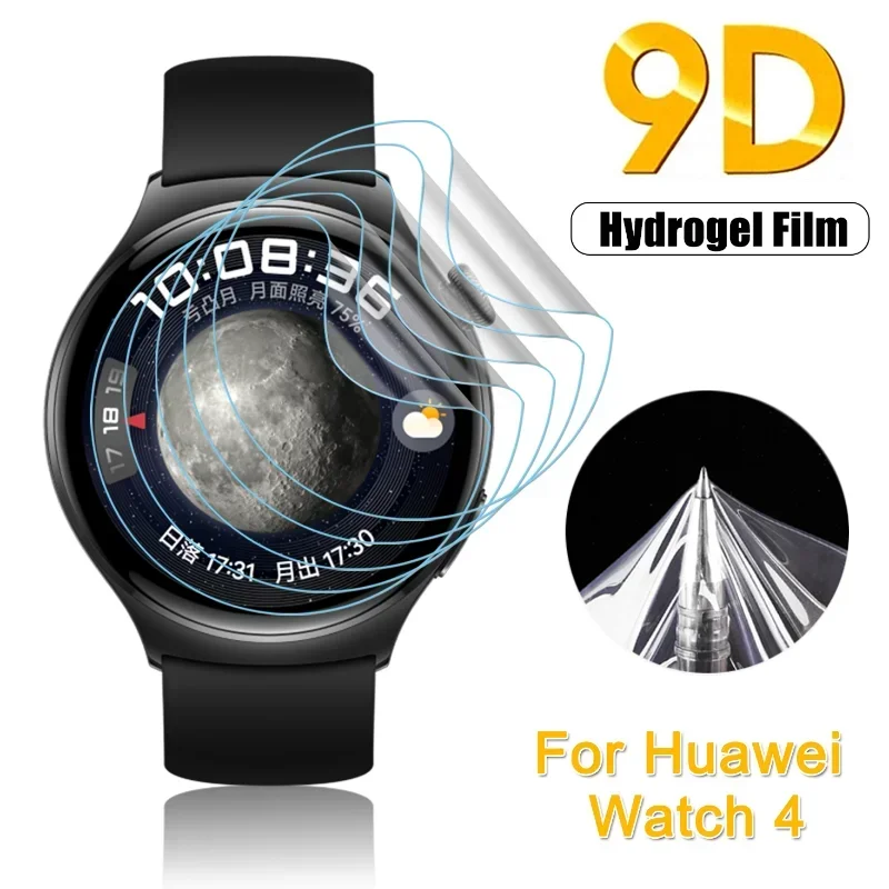 Soft Hydrogel Film for Huawie Watch 4 Pro Screen Protectors Anti-scratch Protective Film for Huawei Watch 4 Pro Not Glass