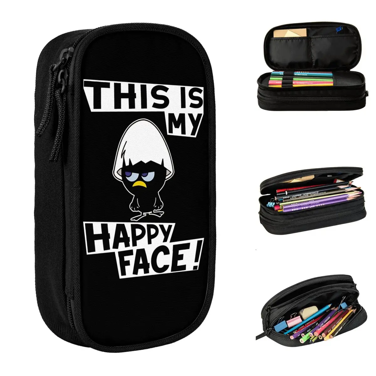 

Calimero This Is My Happy Face аксессуары коробка для ручек большой емкости офисные принадлежности пенал канцелярские принадлежности-сюрприз подарок