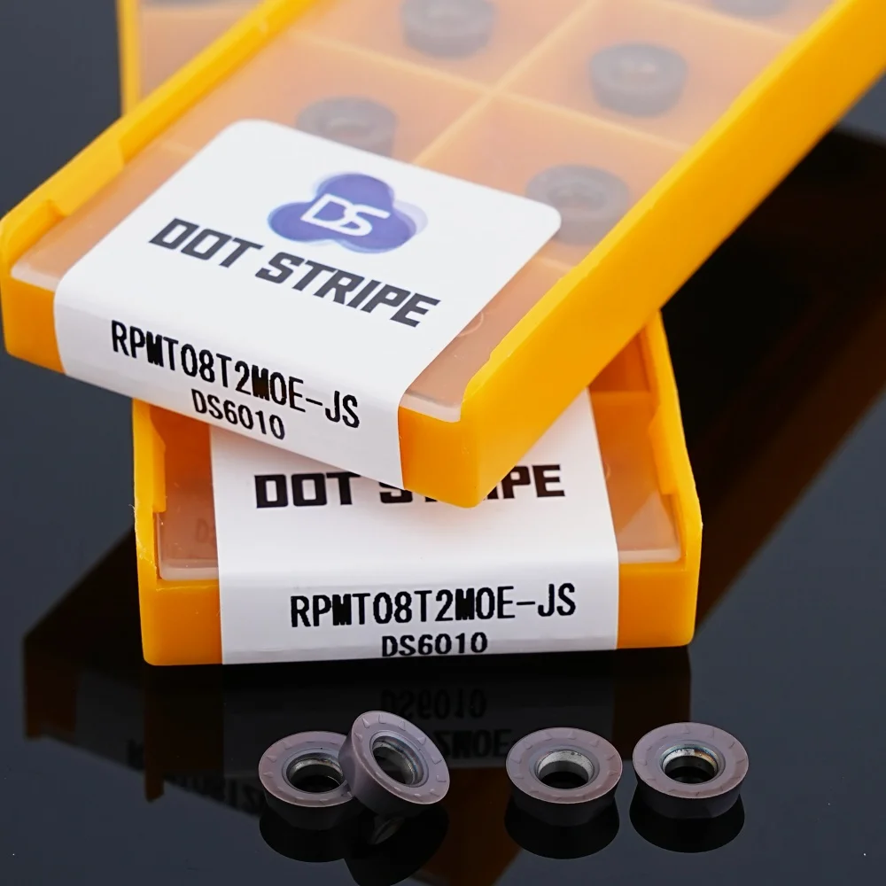RPMT08T2 RPMT10T3 RPMW1003 RPMT1204 RPMT1606 MOE JS VP15TF Carbide Milling Cutting Tool RPMT 08T2 10T3 1204 1606 RPMW 1003 10PCS