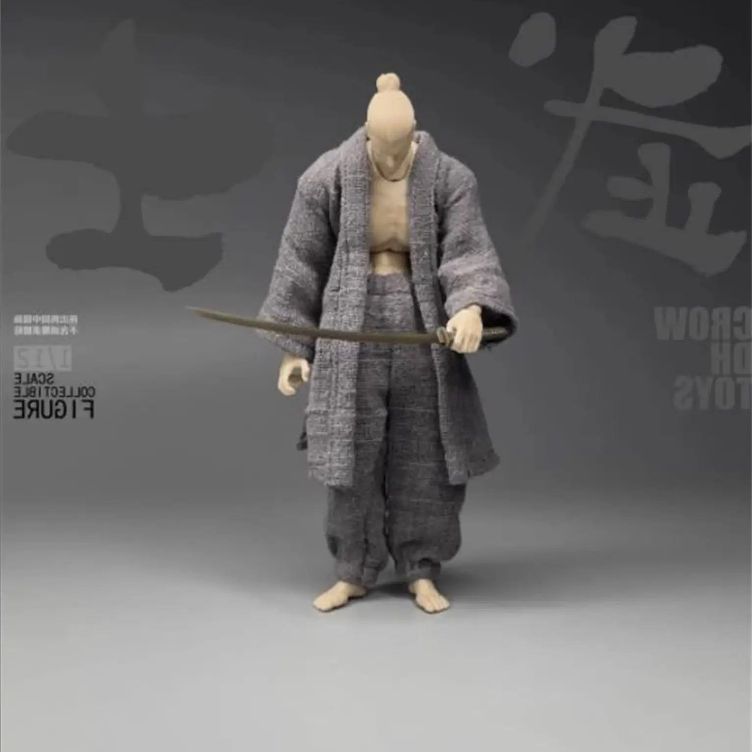 

1/12 Scale Trendy Samurai Clothing Set Model For 6'' Action Figure for 6" Doll Body Action Figure