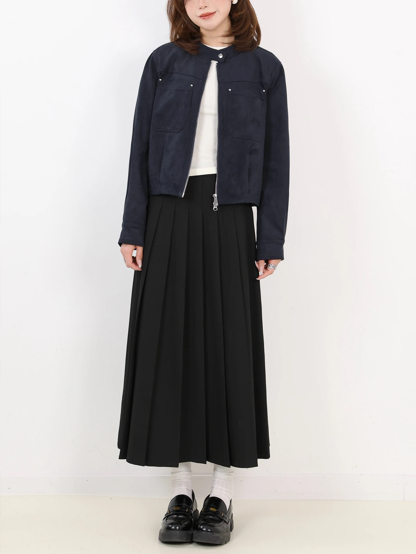 

Женская плиссированная юбка миди с высокой талией Ele ey, А-силуэт, весна 2026, новинка, для бизнеса, повседневного стиля, города, комфортная для поездок